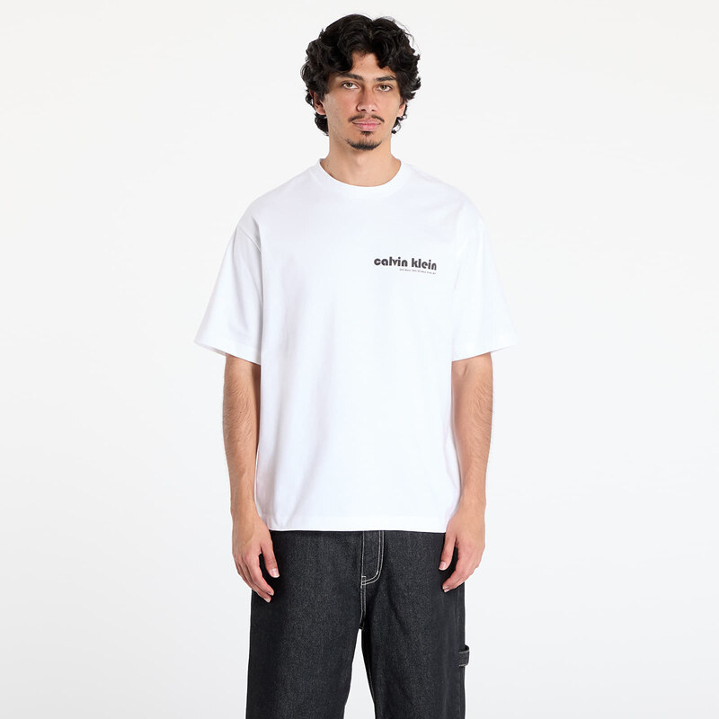 Tričko Calvin Klein Jeans Short Sleeve Tee Brilliant White L 64034705