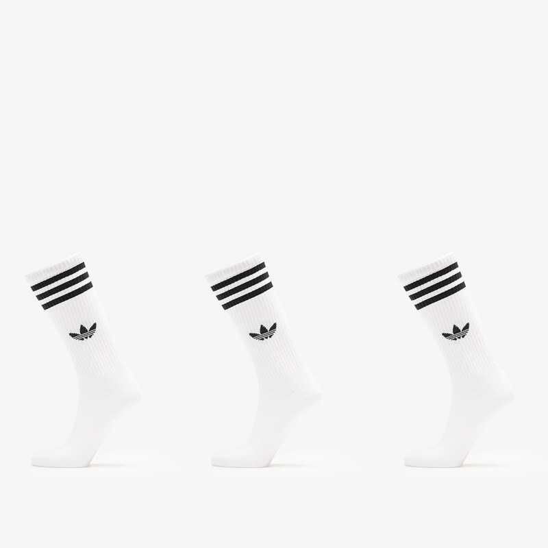 adidas Originals adidas 3S High Crew Socks 3-Pack White/ White/ White 64025933