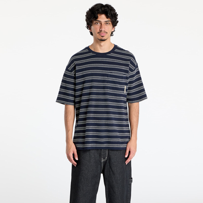 Tričko Calvin Klein Jeans Short Sleeve Stripe Relaxed Tee Night Sky M 64034706