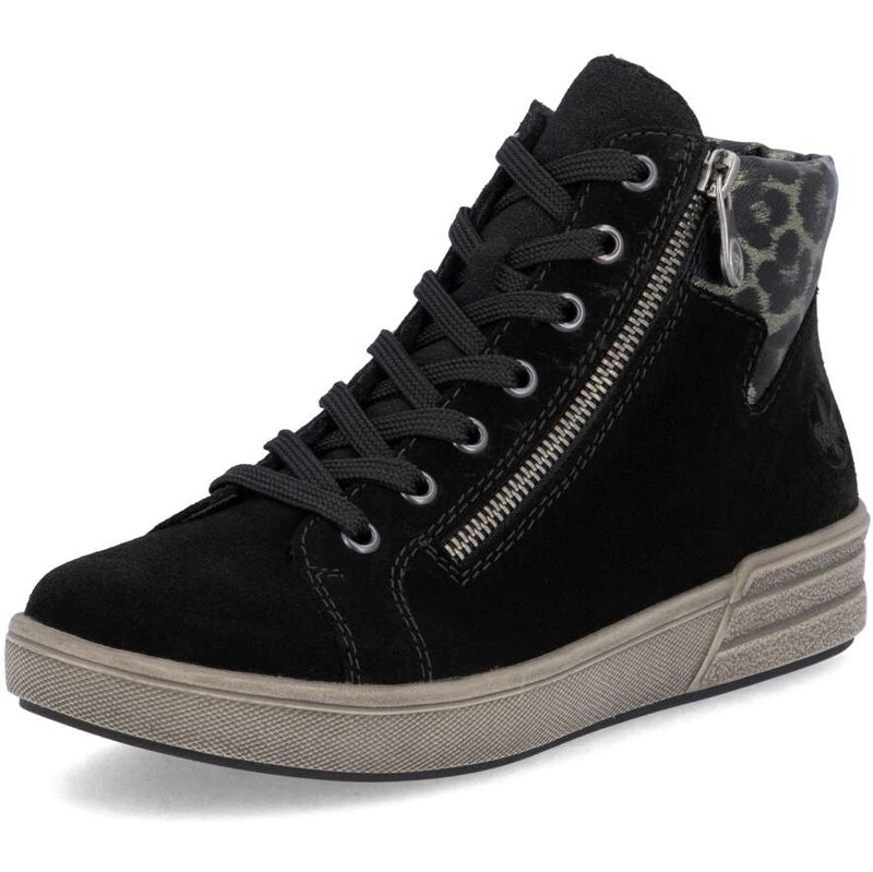 Dámska členková obuv RIEKER X0709-00 čierna W5 64028145