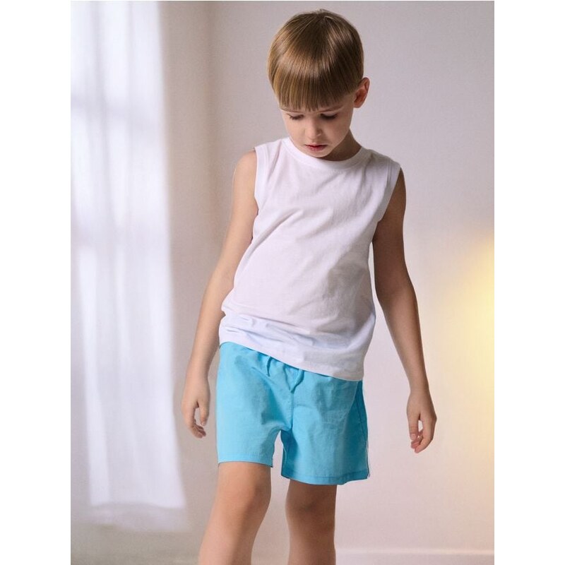 Sinsay - Plavkové šortky - modrá 65756027