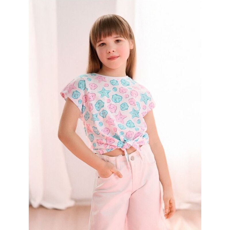 Sinsay - Tričko s krátkym rukávom - biela 65757247