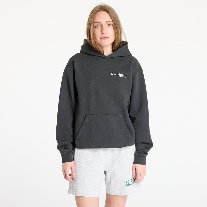 Mikina Sporty & Rich HWCNY Hoodie Faded Black XL 63702397