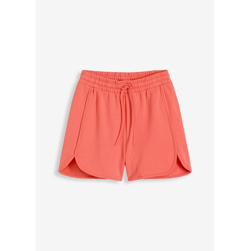 bonprix Teplákové šortky z čistej bio bavlny, farba ružová 64039491