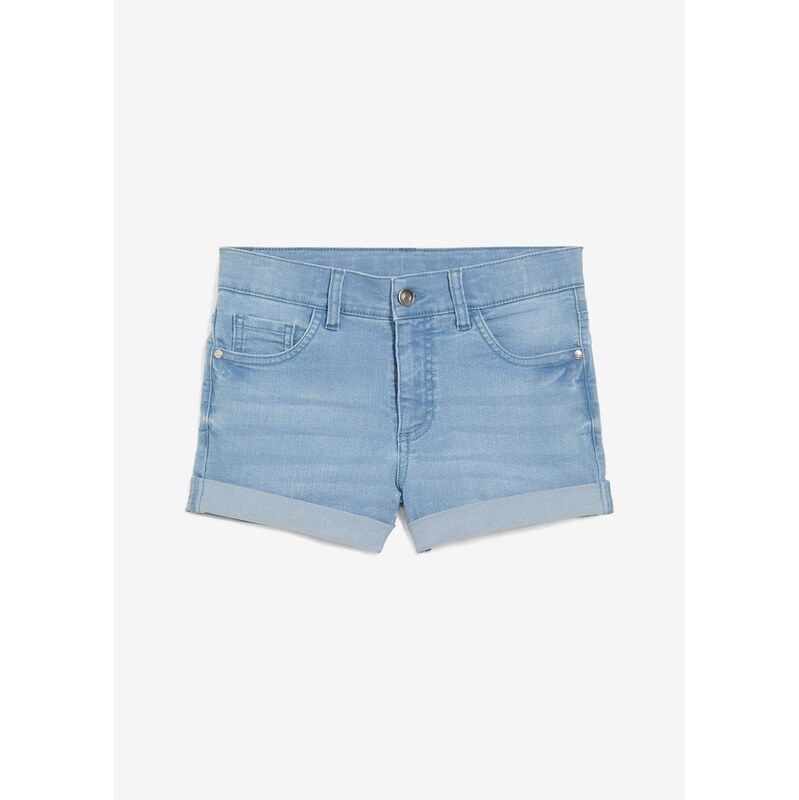 bonprix Džínsové šortky Mid Waist, farba modrá 64039508