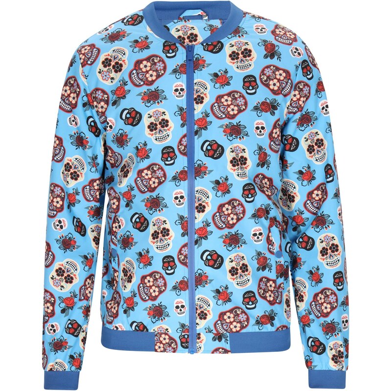 HOMEBASE Prechodná bunda svetlobéžová / nebesky modrá / ohnivo červená 65644813