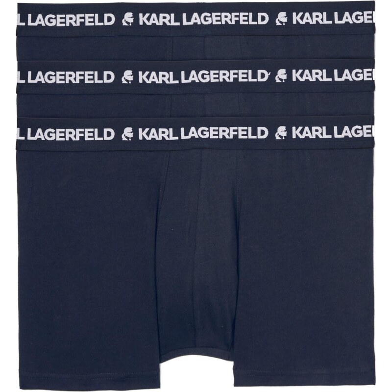 Karl Lagerfeld Boxerky námornícka modrá / biela 64045303
