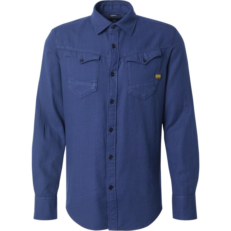 G-STAR Košeľa námornícka modrá 64045319