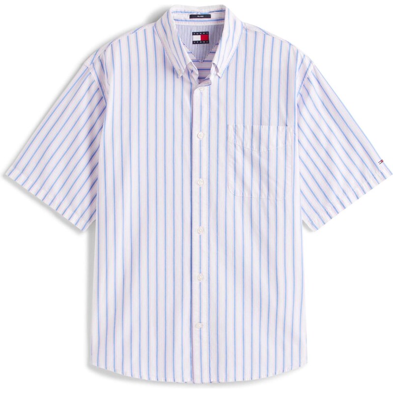 Tommy Jeans Košeľa modrá / biela 64045423