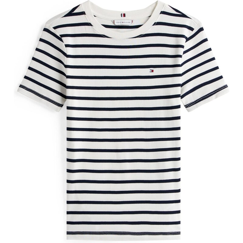 TOMMY HILFIGER Tričko CODY čierna / biela 64045606