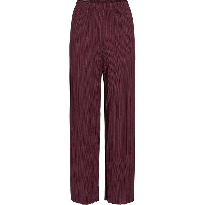 VILA Nohavice baklažánová 64045680