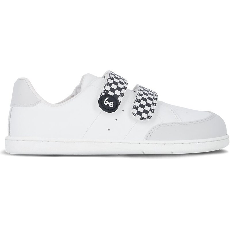 Detské barefoot tenisky Be Lenka Energise Kids - White & Checkerboard 63047004