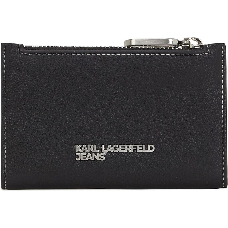 KARL LAGERFELD JEANS Peňaženka čierna / strieborná 64512920