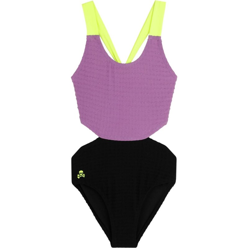 Scalpers Jednodielne plavky Vichy fialová / orgovánová 64253859