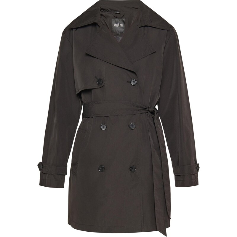 usha BLACK LABEL Prechodný kabát čierna 65905286
