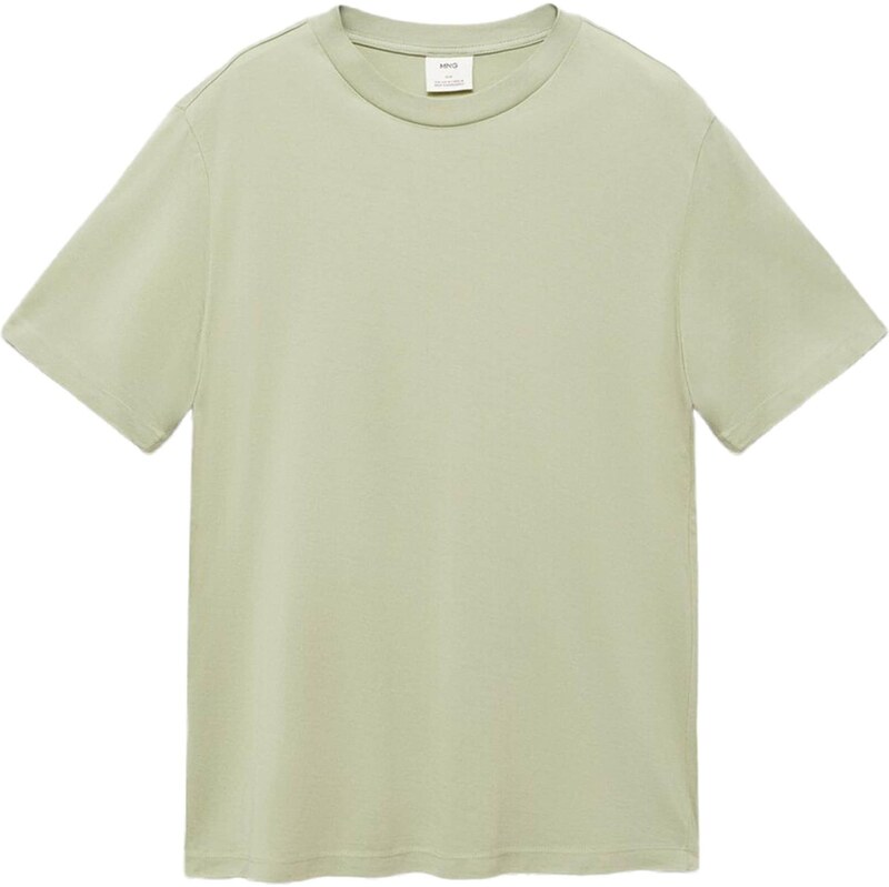MANGO MAN Tričko BELLOW pastelovo zelená 64045477