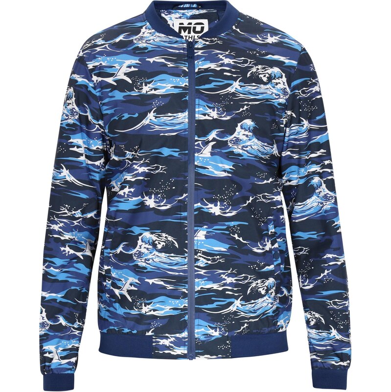 Mo ATHLSR Prechodná bunda námornícka modrá / azúrová / čierna / biela 65644988