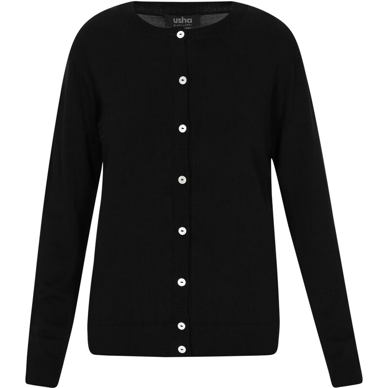 usha BLACK LABEL Kardigán čierna 65649455