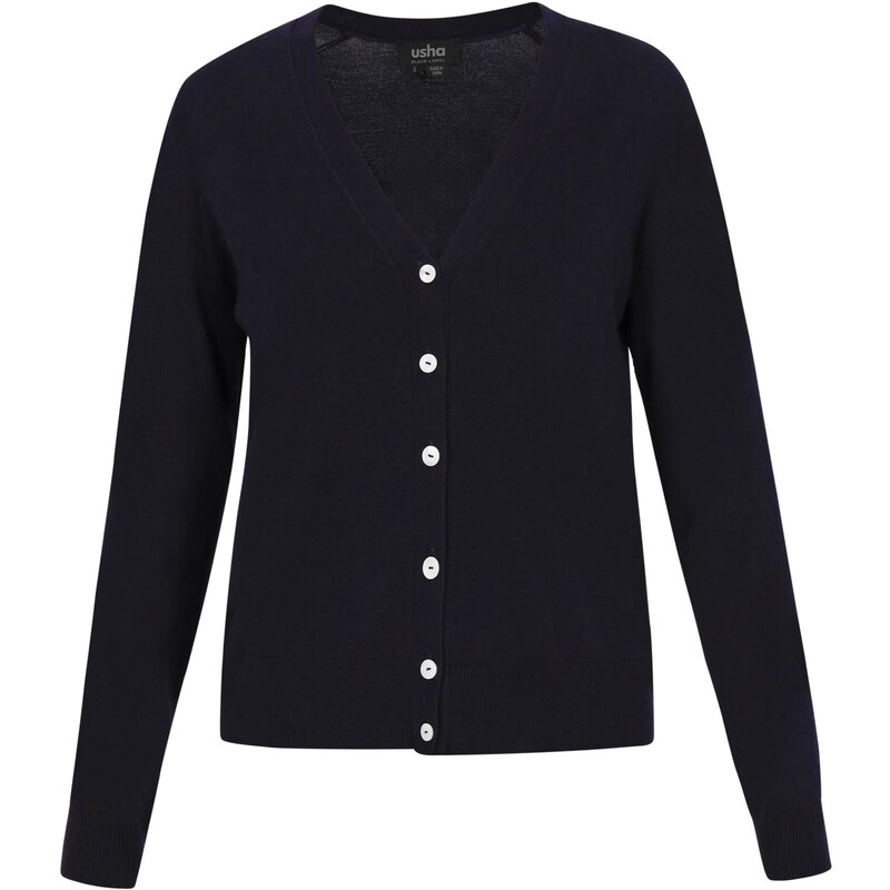 usha BLACK LABEL Kardigán svetlomodrá 65649458