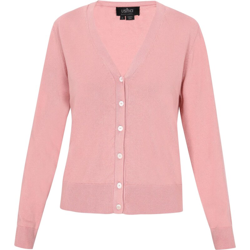 usha BLACK LABEL Kardigán Classic Look ružová 65649463