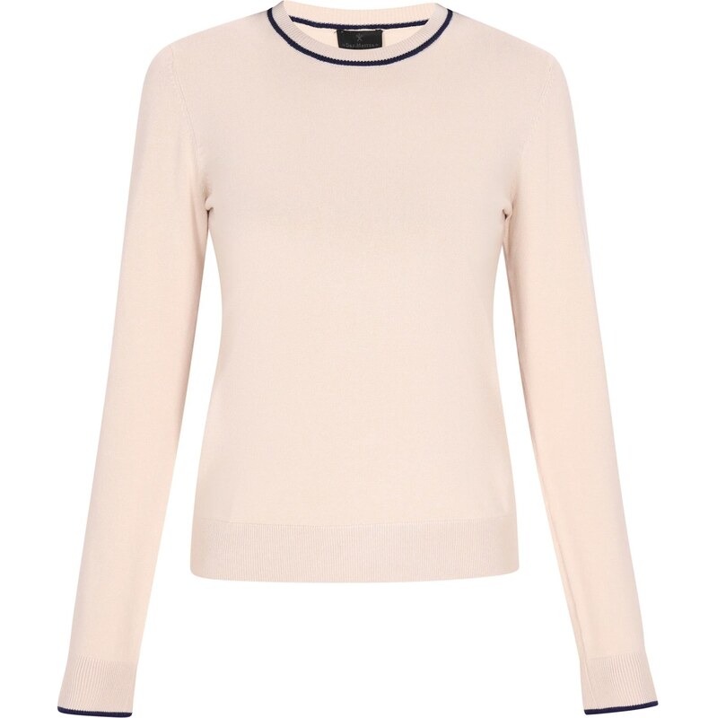 DreiMaster Klassik Sveter Classic Look krémová / námornícka modrá 65861486