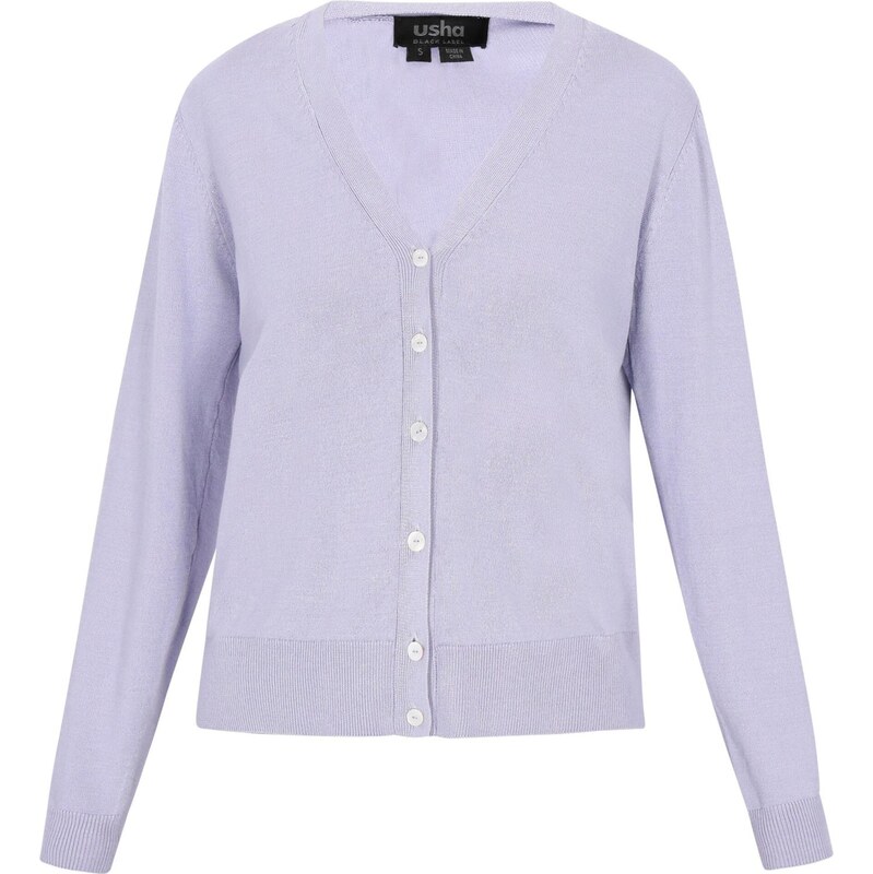 usha BLACK LABEL Kardigán pastelovo fialová 65649468