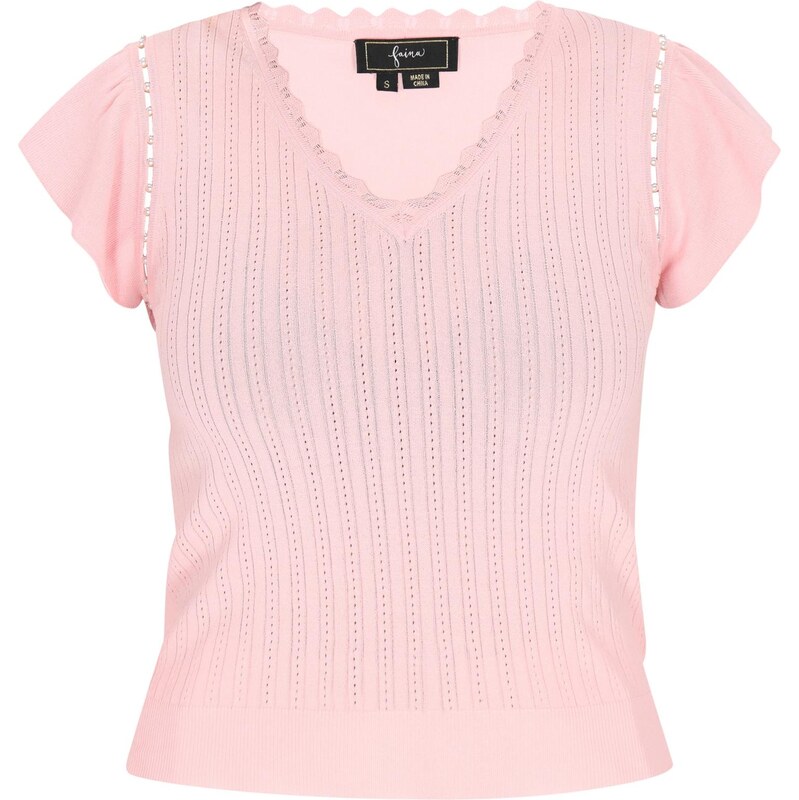 faina Top ružová 65694061