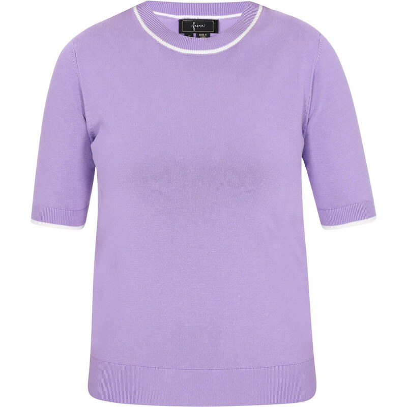 faina Sveter levanduľová / biela 65876522