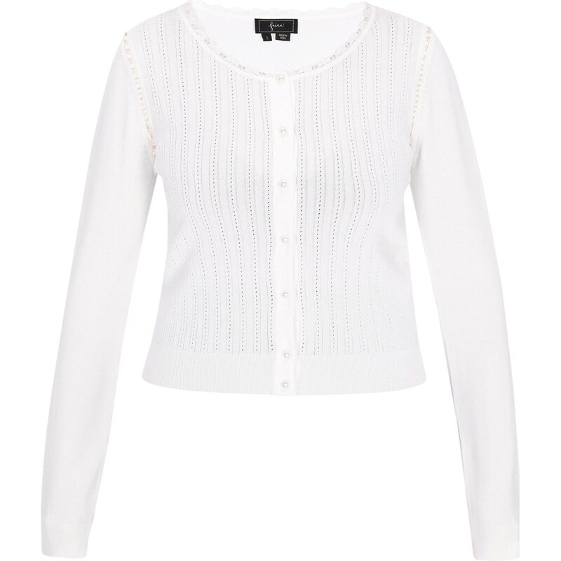 faina Kardigán Fashion Look biela 65876536