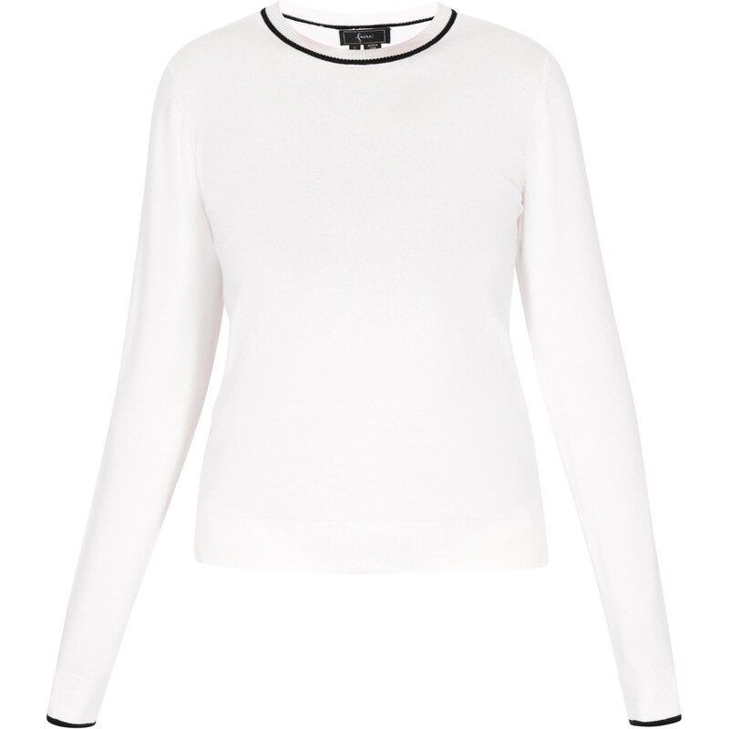 faina Sveter čierna / šedobiela 65876555