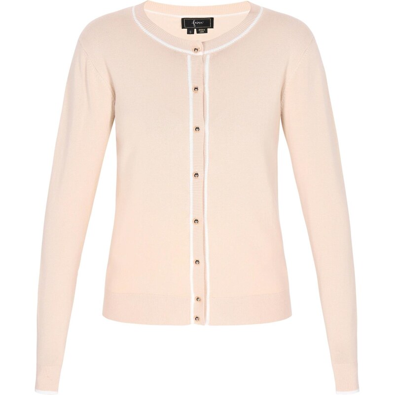 faina Kardigán telová / biela 65876564