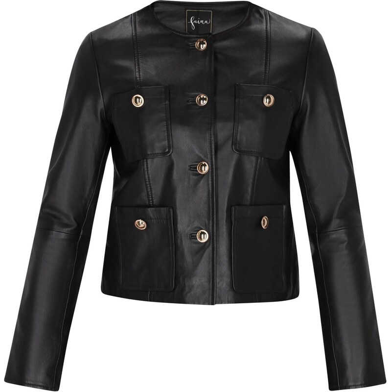 faina Prechodná bunda čierna 65921468