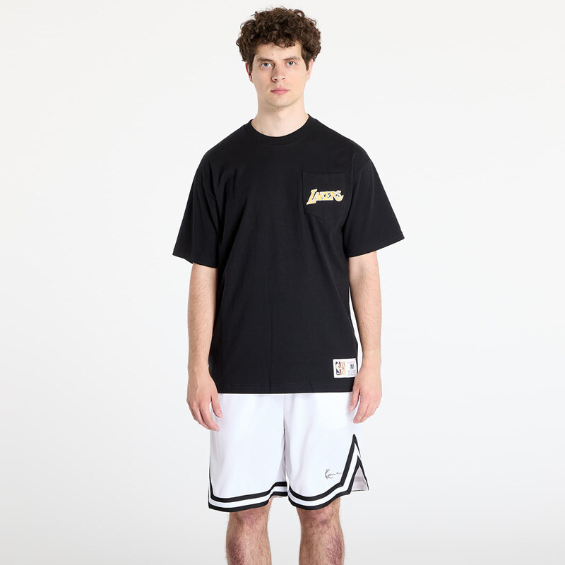 Tričko Mitchell & Ness NBA Double Hit Ss Pocket Tee Vintage Logo 64046112