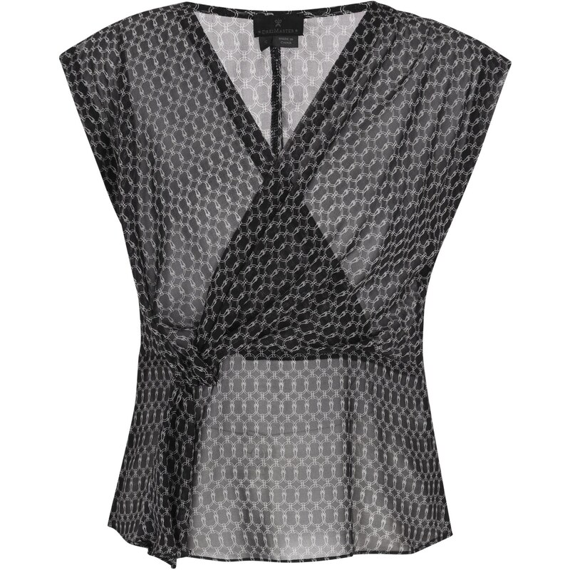 DreiMaster Klassik Blúzka čierna / biela 64284341