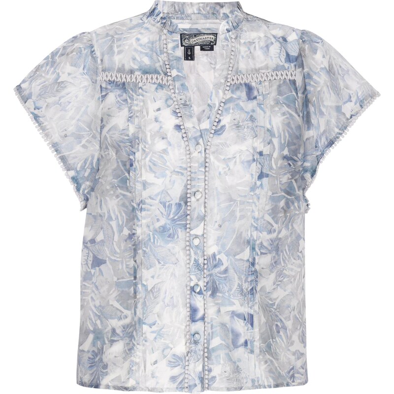 DreiMaster Vintage Blúzka svetlomodrá / zmiešané farby 65877179