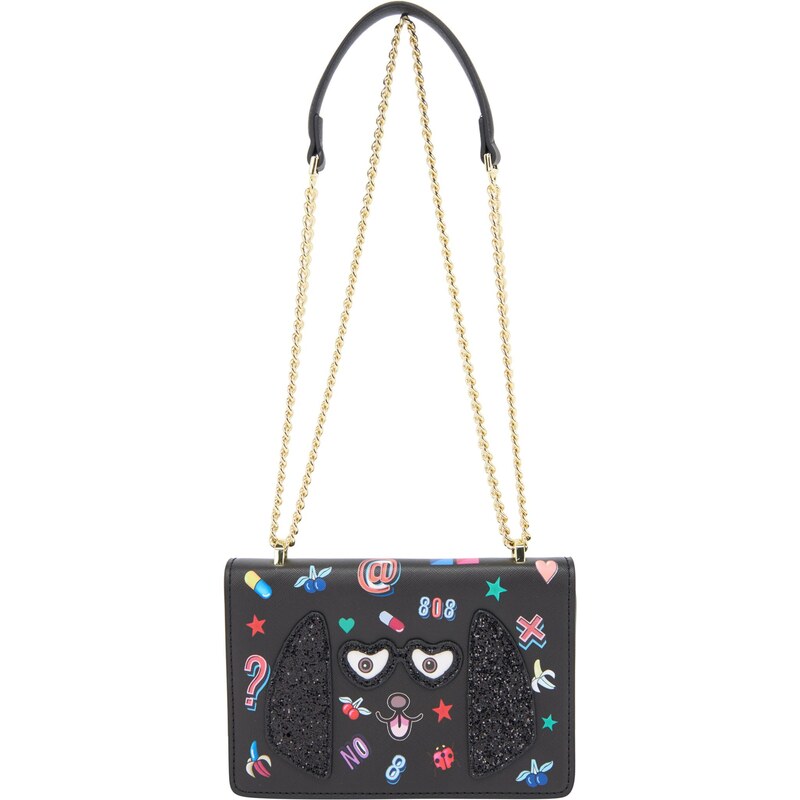 MYMO Kabelka na rameno Pop Eyetheme zafírová / červená / čierna / 65652305