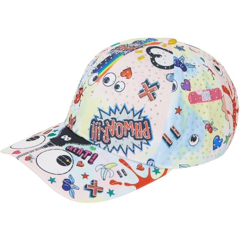 MYMO Čiapka Pop Eyetheme žltá / červená / čierna / biela 65979655