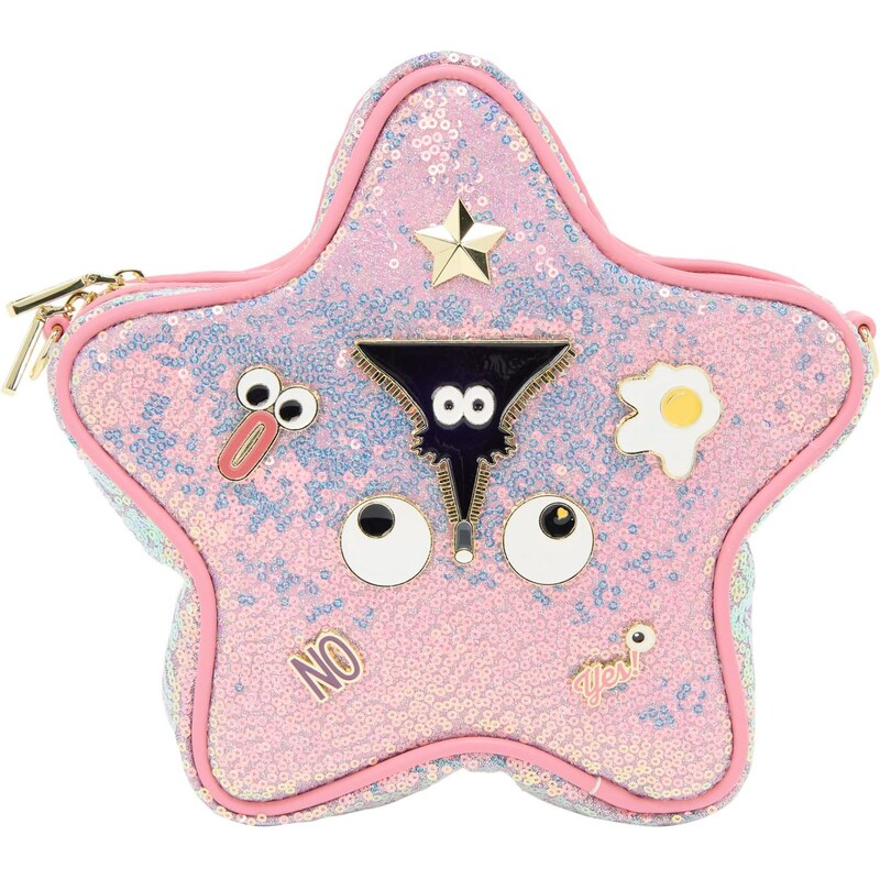 MYMO Kabelka Pop Eyetheme žltá / svetloružová / čierna / biela 65878998