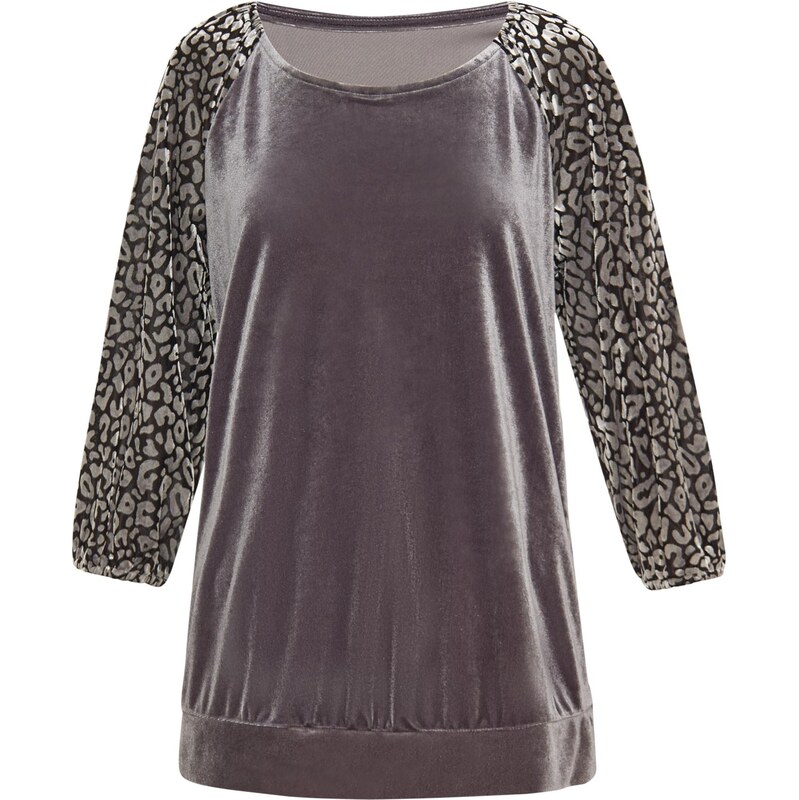 FELIPA Mikina Fashion Look sivá / čierna 65880760