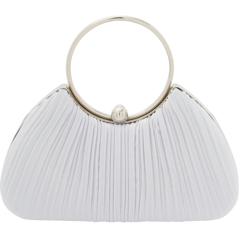 faina Listová kabelka strieborná 64063288