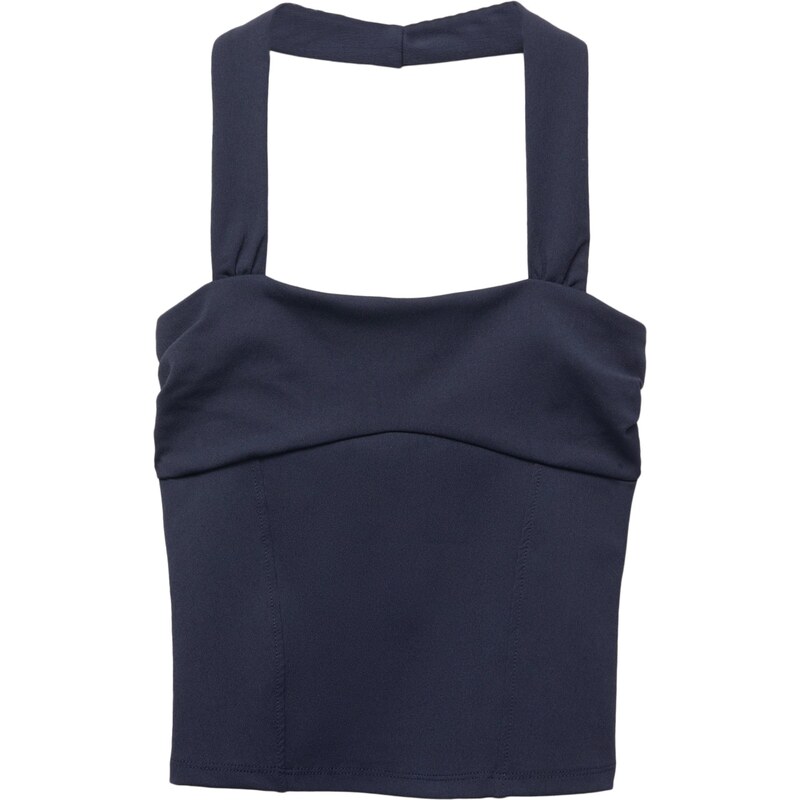 Pull&Bear Top námornícka modrá 65880790