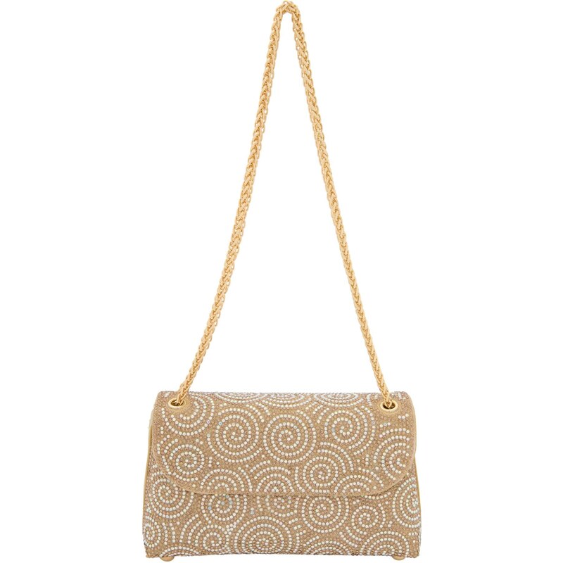 faina Taška cez rameno zlatá / strieborná 66141419