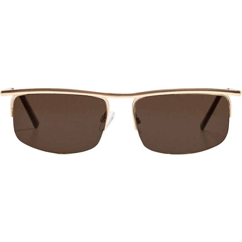 Bershka Slnečné okuliare hnedá / zlatá 65880855