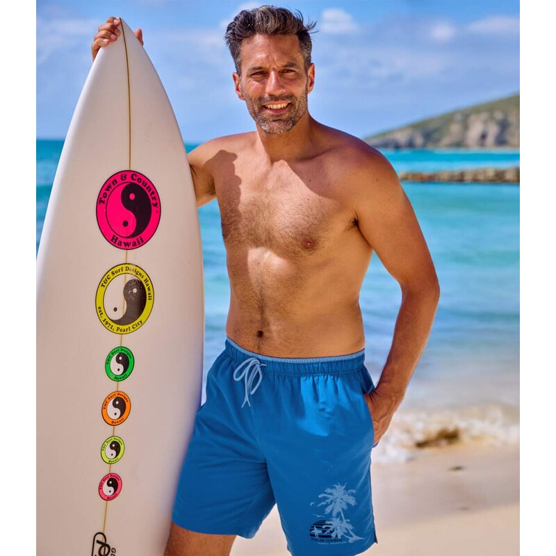 Kúpacie šortky Surf Atlas For Men Modrá 64046060