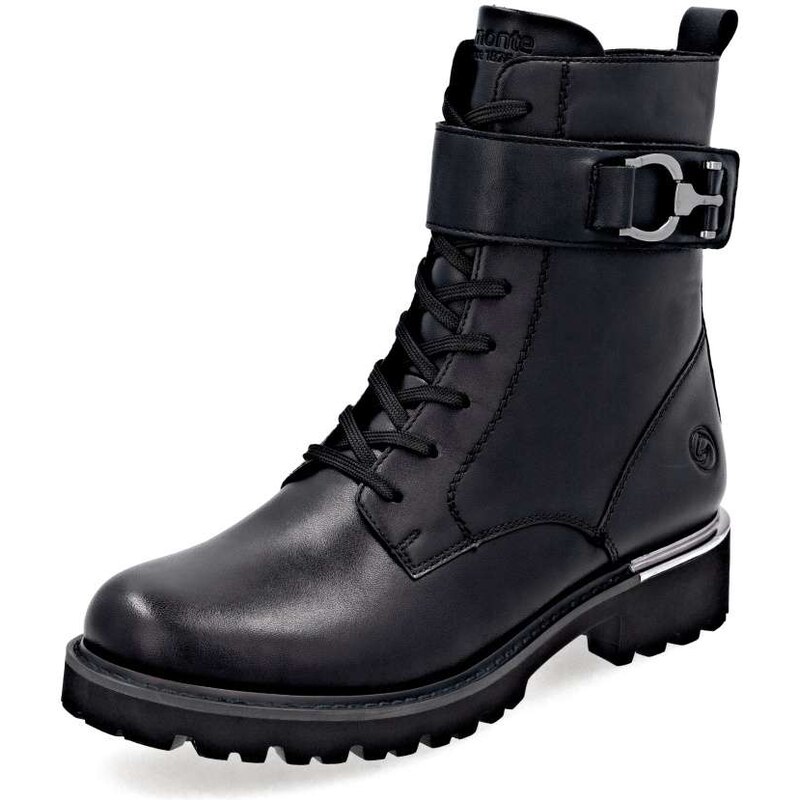 RIEKER Dámska členková obuv REMONTE D8657-00 čierna W5 64046364