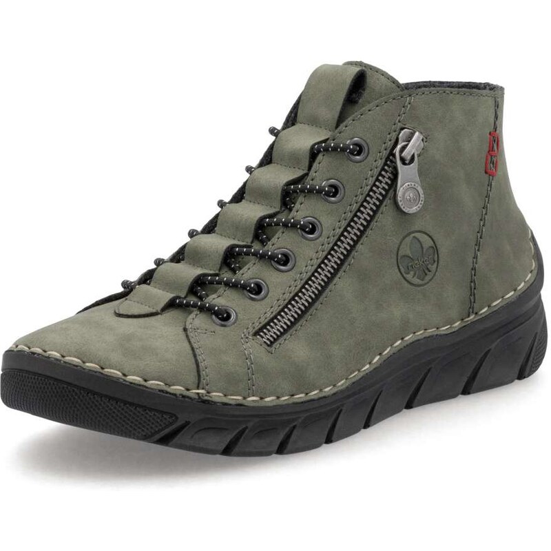 Dámska členková obuv RIEKER 55048-54 zelená W5 64046367