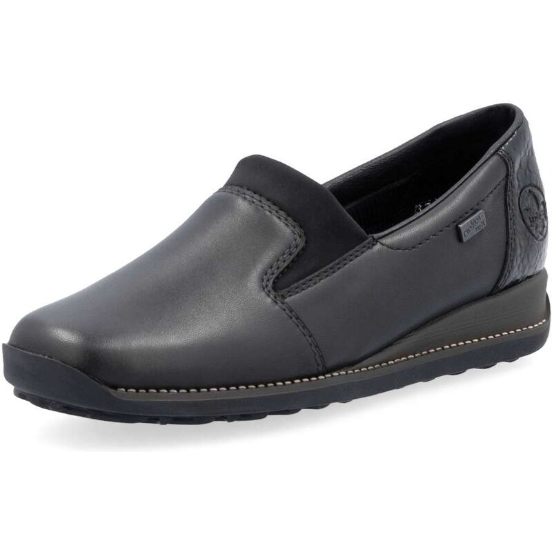 Dámske mokasíny RIEKER 44291-00 čierna W5 64046377