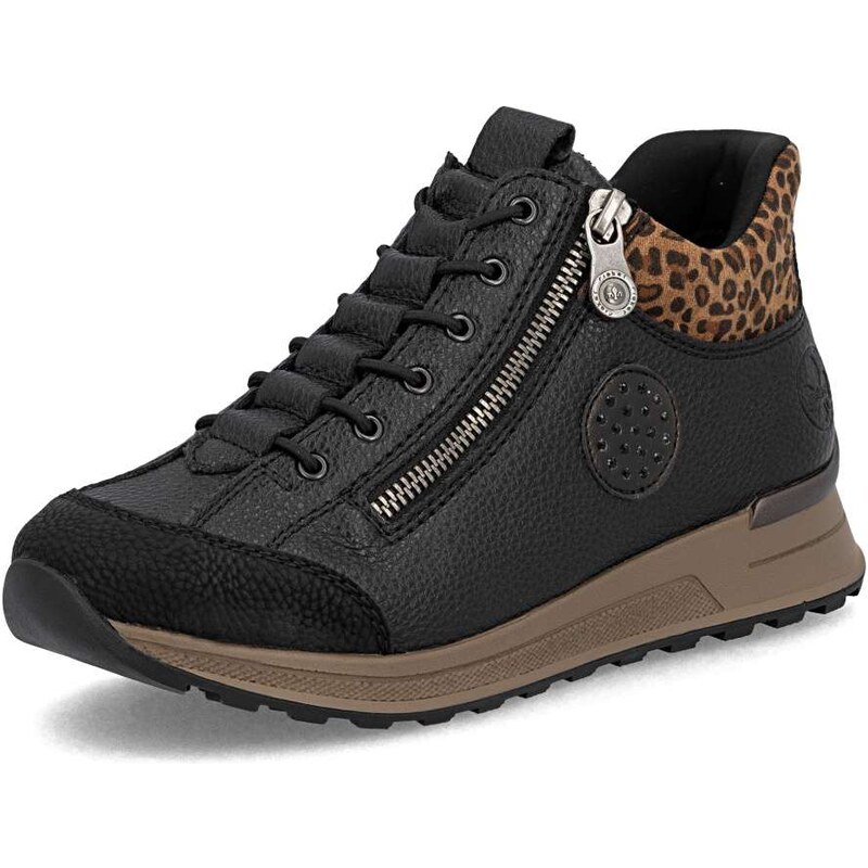 Dámska členková obuv RIEKER N1457-00 čierna W5 64047344