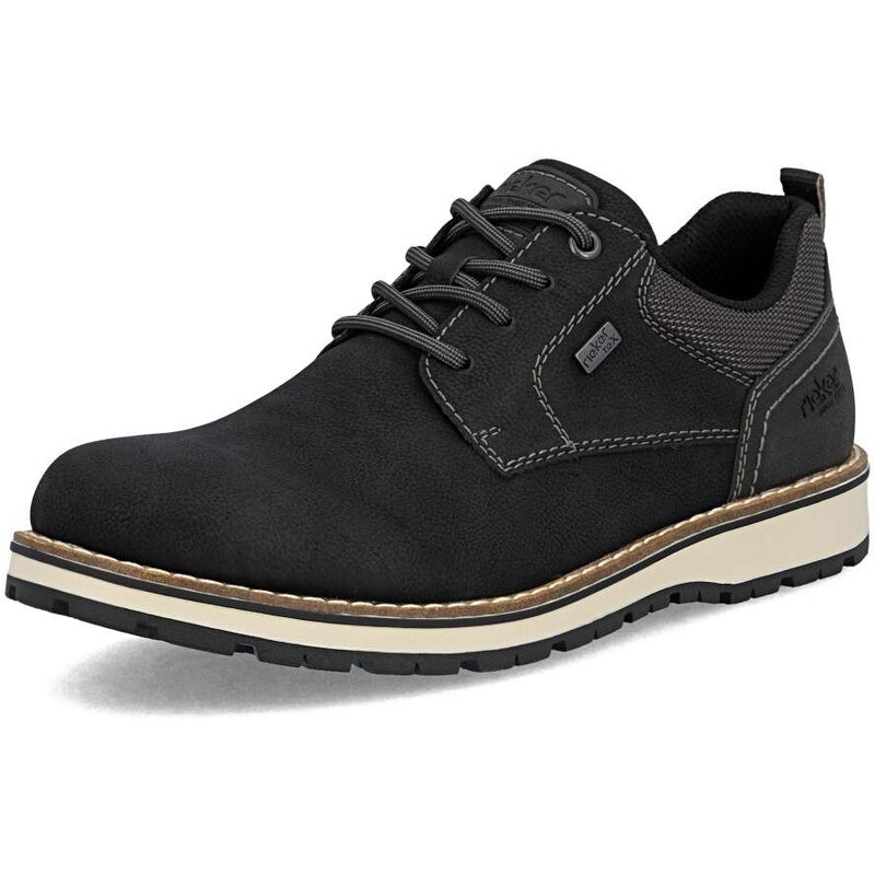Pánske poltopánky RIEKER 38406-00 čierna W5 64047354