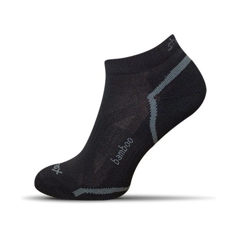 Členkové bambusové pánske ponožky v čiernej farbe 64053305